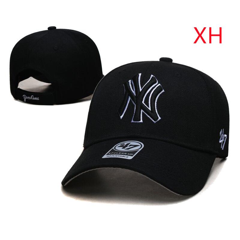 Berretto da baseball unisex 47Brand NY/LA ricamato con visiera rigida - Multicolore