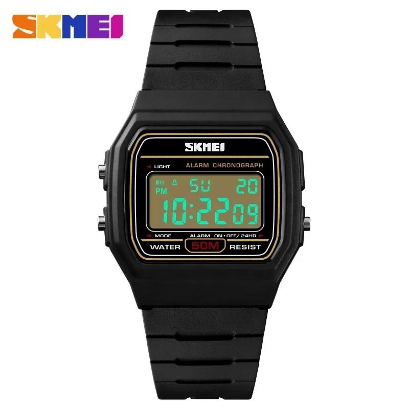 SKMEI 1412 Sport Paar Uhren Relogio Feminino Mode Damen Digitale Uhr Wasserdicht Anzeige Datum Woche Damen Armbanduhr