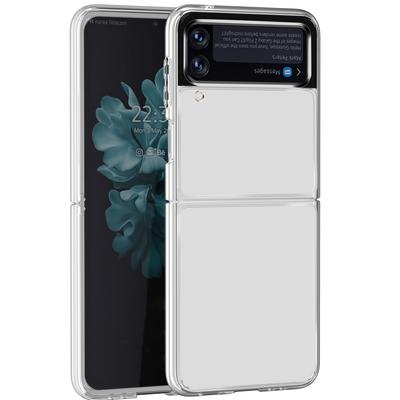 Priehľadný kryt na telefón kompatibilný pre Samsung Galaxy Z Flip 3 Ochranný kryt proti odtlačkom prstov Všetko