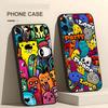 Monster Party Phone Case For Iphone 15 16 12 14 Se 2020 The Waves 2022 Pro Max 11 13 Xr X Xs Plus Funda Shell Cover
