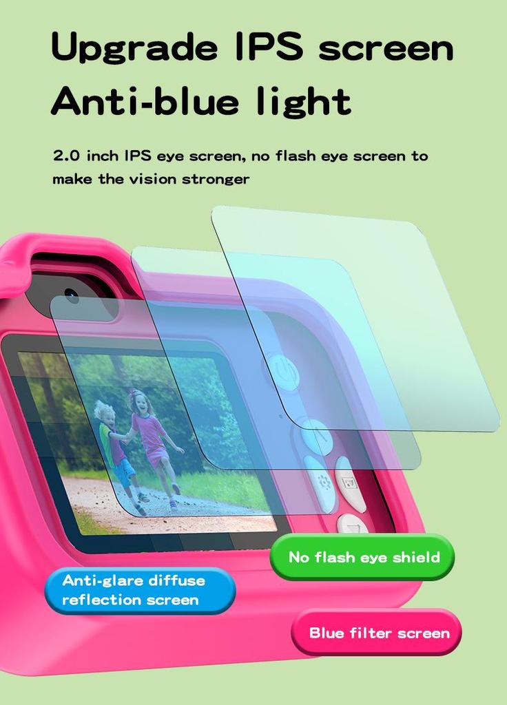 Dual Camera Cartoon Toy: Drop-proof High-Pixel Children's Camera