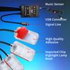 Backlight Led Car Foot Ambient Light Green Blue Red White Pink Interior Lights Led Decoration Lamp With USB