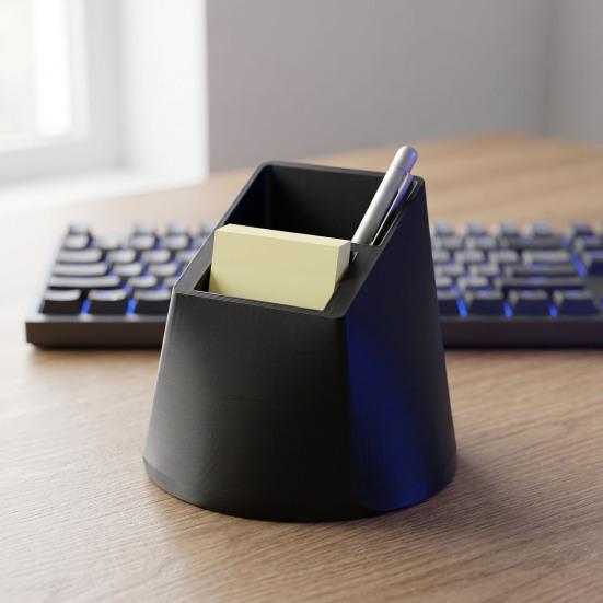 3D Printed Remote Control Holder Creative Desk Organizer for Electronics & Small Items Novelty Decorative Storage Box for Home Office