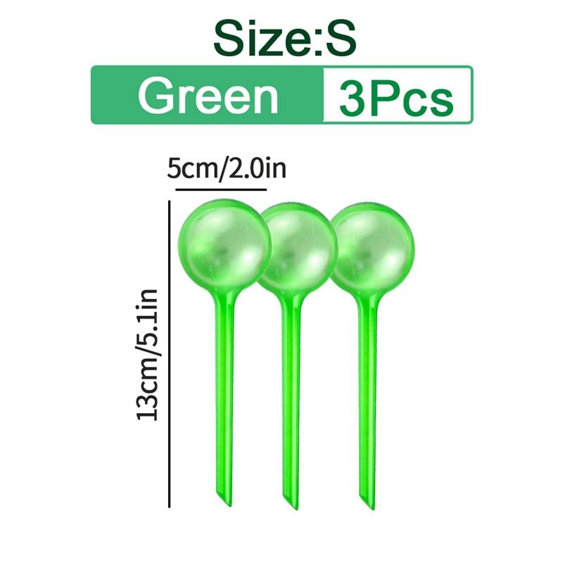 3 Stück Zimmerpflanzen Selbstbewässerungskugel Automatische Pflanzenblumen Wasserbirnen Tropfbewässerungsgerät System für Garten Blumenpflanze