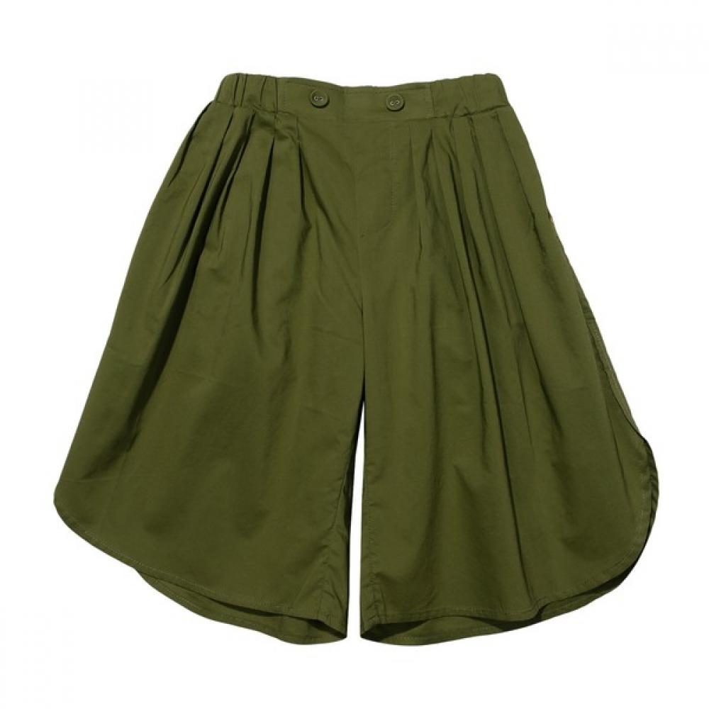 

[Comance] Comance Shine Round Tuck Pants Khaki/100