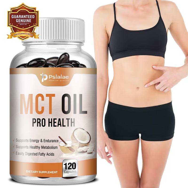 Pslalae Medium-chain Triglyceride Softgels Help Boost Energy and Endurance, Support Metabolism, and Are Easily Digestible.