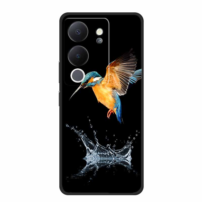 Phone Case For Vivo V30 Lite 5G Back Cover Case Shockproof Black Silicone Soft Funda For Vivo V30 Lite Case V 30 Lite Coque Capa
