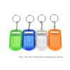 Mini Calculator with Keychain 8 Digits Display Plastic Casing Portable Pocket Size Calculator for Children Students School Supplies Random Color
