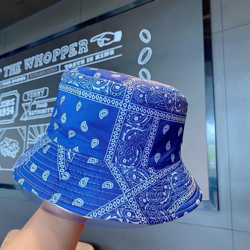 Graffiti Printed Fisherman Hat For Men And Women Personalized  Outdoor Leisure Sunshade Versatile