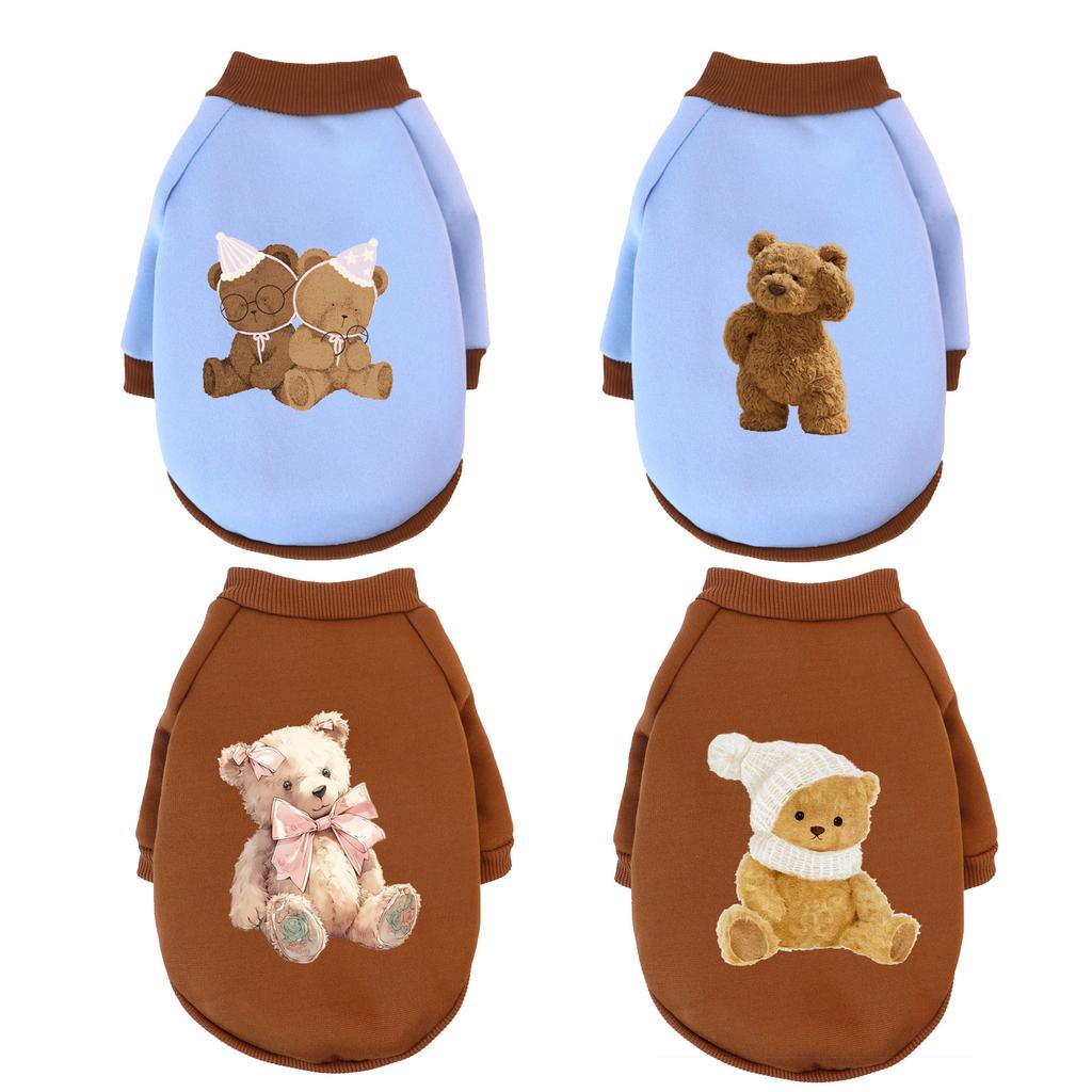 1 Pc Pet Hoodies Sweatshirts Cats & Dogs Fashion Clothes Winter Warmest Sweatshirts Large-size Dog Puppy Cats
