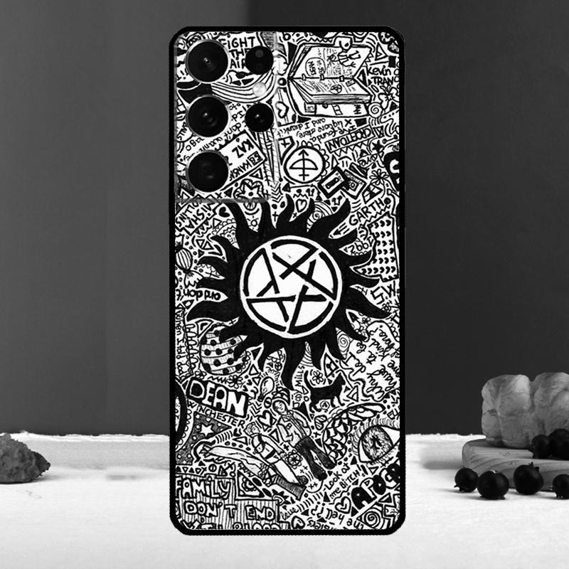 Supernatural Winchester Cover For Samsung Galaxy S25 Ultra S22 S23 S24 Plus S20 S21 FE S9 S10 S24 FE Phone Case