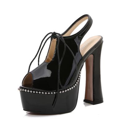Sexy Femei Pompe Peep Toe Toe Gros Botine Platforme Pantofi Pantofi De Vara