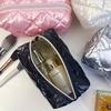 High- Travel Makeup Bag for Women, Large Capacity, Hand-Held, High-End Cosmetic Organizer