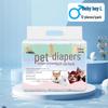 Disposable Dog Diapers for Small Dogs - Male & Female Use, Menstrual Pads for Mother Dogs, Physiological Period Nappies for Small Breeds Like Teddy