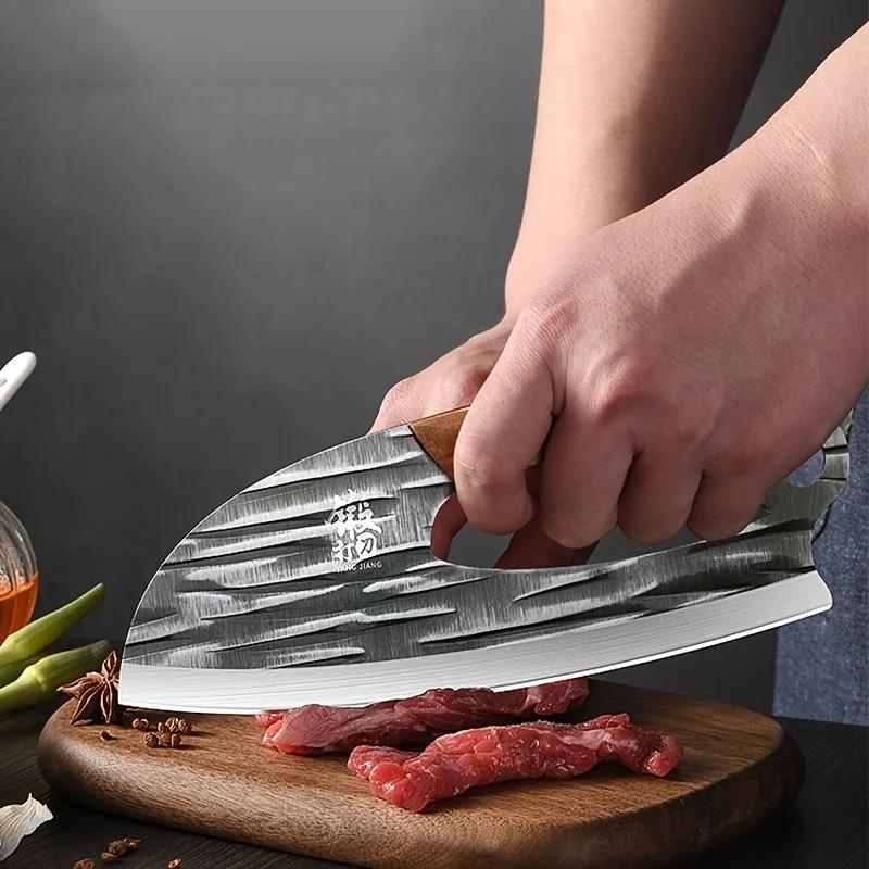 hand forged meat cleaver Super sharp kitchen Women's labor-saving meat cleaver New family knife set kitchen knife