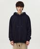 [Non-Fleece Or Fleece-Lined] Essential Oversized Hooded Sweatshirt Navy