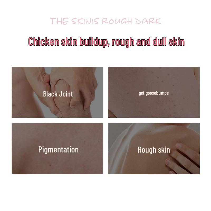 Niacinamide Body Scrub: Tender & White Full-Body Exfoliator for Chicken Skin, Hand Scrub, Large Clinic-Use Bottle.