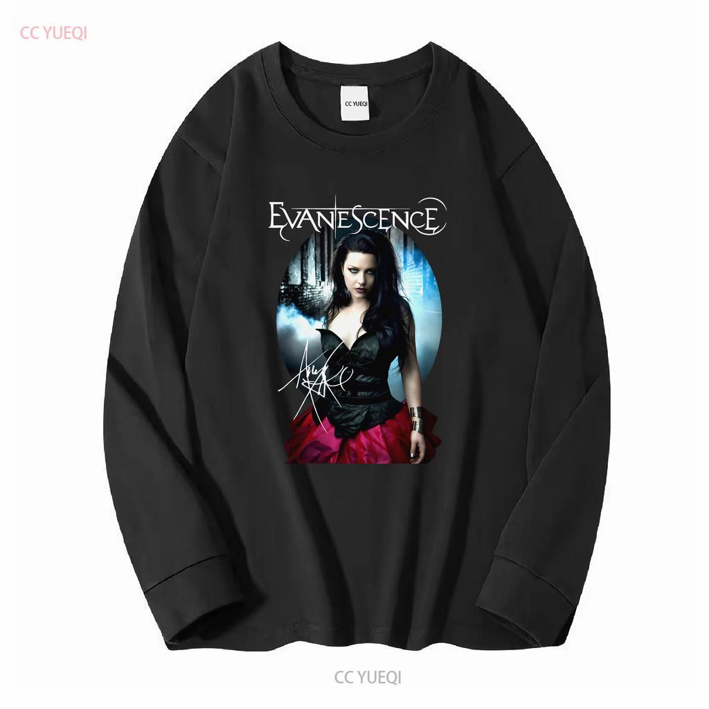 Hot Evanescence Signature For Fans Black S 235XL T Shirt 4H179 vintage Washed Stretched Soft graphic Comfortable streetwear