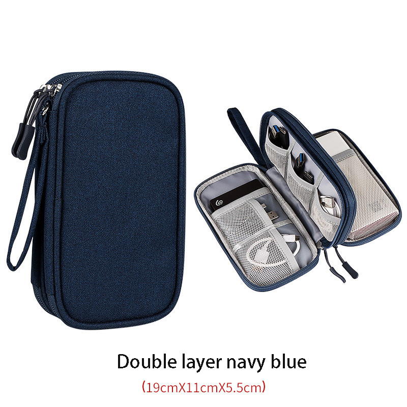 Portable Digital Accessory Storage Bag New With Multiple Layers For Organizing Electronics