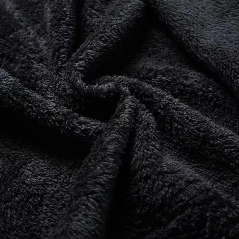 Pánský zimní kabát plus sametový zahušťovací móda pletený svetr kabát cardigan pro udržení tepla