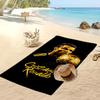 Cristiano Ronaldo Printed Beach Towel Quick Dry Soft TowelPortable Large Rectangular Beach Blanket for Travel Swimming Pool
