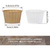 Momee Disposable Paper Muffin Cups, Cake Molds, Heat-Resistant, Oil-Resistant, Oven-Safe, Baking Supplies, Pack of 100 (50 Wood-Tone + 50 White)