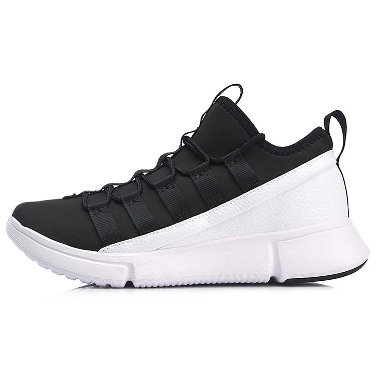 

новые кроссовки LINING Essence 2 Vintage для баскетбола унисекс со средней высотой верха черно-белые 41