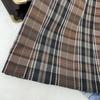 British Coffee Japanese JK Plaid High-Waist A-line Schoolgirl Skirt