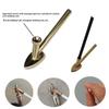 Triangle Soldering Iron Tips Car Bumper Repair Welding Head Flat Iron Tip For Leather Plastic Dent Removal Auto Repair Hand Tool