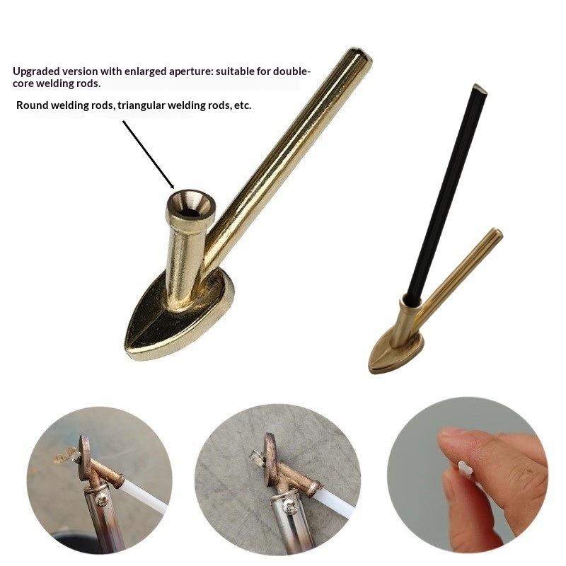 Triangle Soldering Iron Tips Car Bumper Repair Welding Head Flat Iron Tip For Leather Plastic Dent Removal Auto Repair Hand Tool