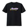 Daddy Pride Rainbow LGBTQ Gay Ally T Shirt Colorful Print for Events vintage Washed Versatile Slightly Top For Everyday Wear
