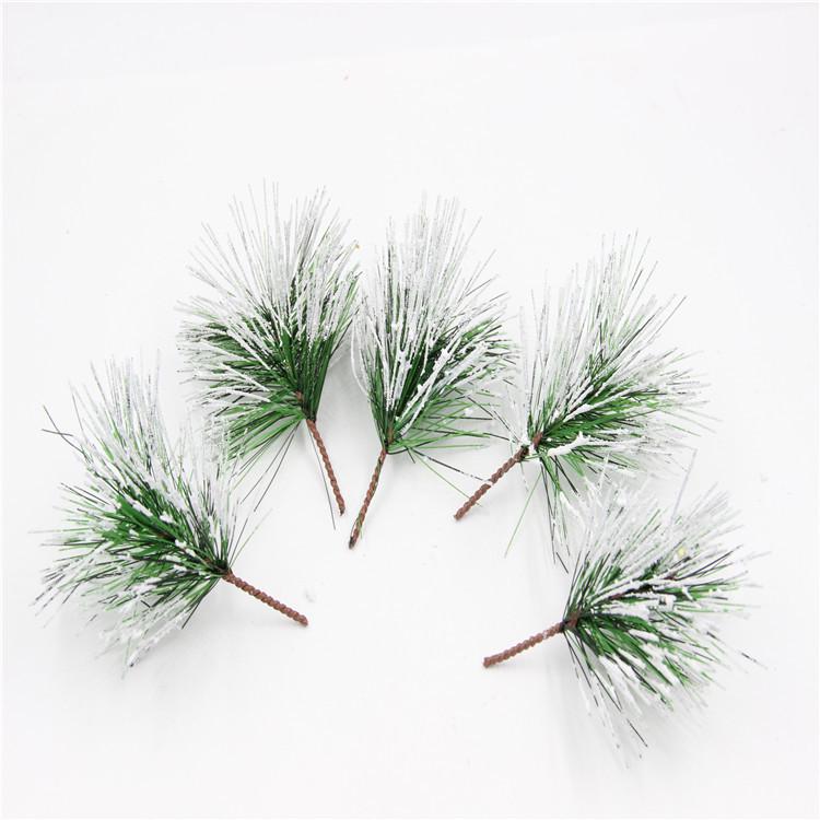 Artificial Pine Needle Greenery & Red Berry Bouquet for Holiday DIY & Gift Packaging