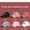 Smile Embroidered Polyester Cap Sun Shade Men Women Outdoor Sports Wear Daily