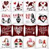 Red Cartoon Love Valentine's Day Home Pillow Car Waist Support Cushion Sofa Cushion Pillow Cover