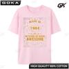 40 Year Old Men 1984 Made In 1984 40th Birthday Black Graphic Tees T Shirt Man Easter Day Round Short Sleeved