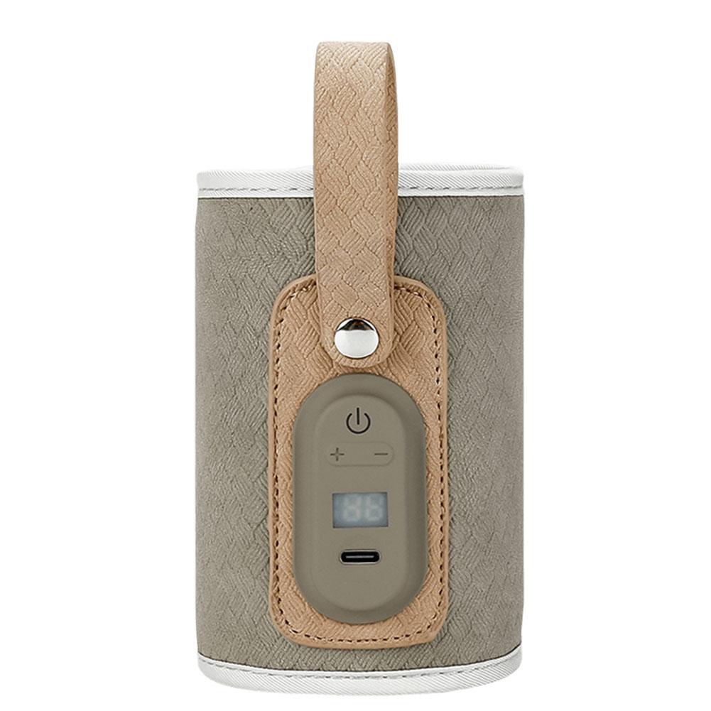 Baby Milk Warmer USB Powered Digital Display Baby Nursing Bottle Heater Portable Bottle Warmer for Baby Children Outdoor Travel