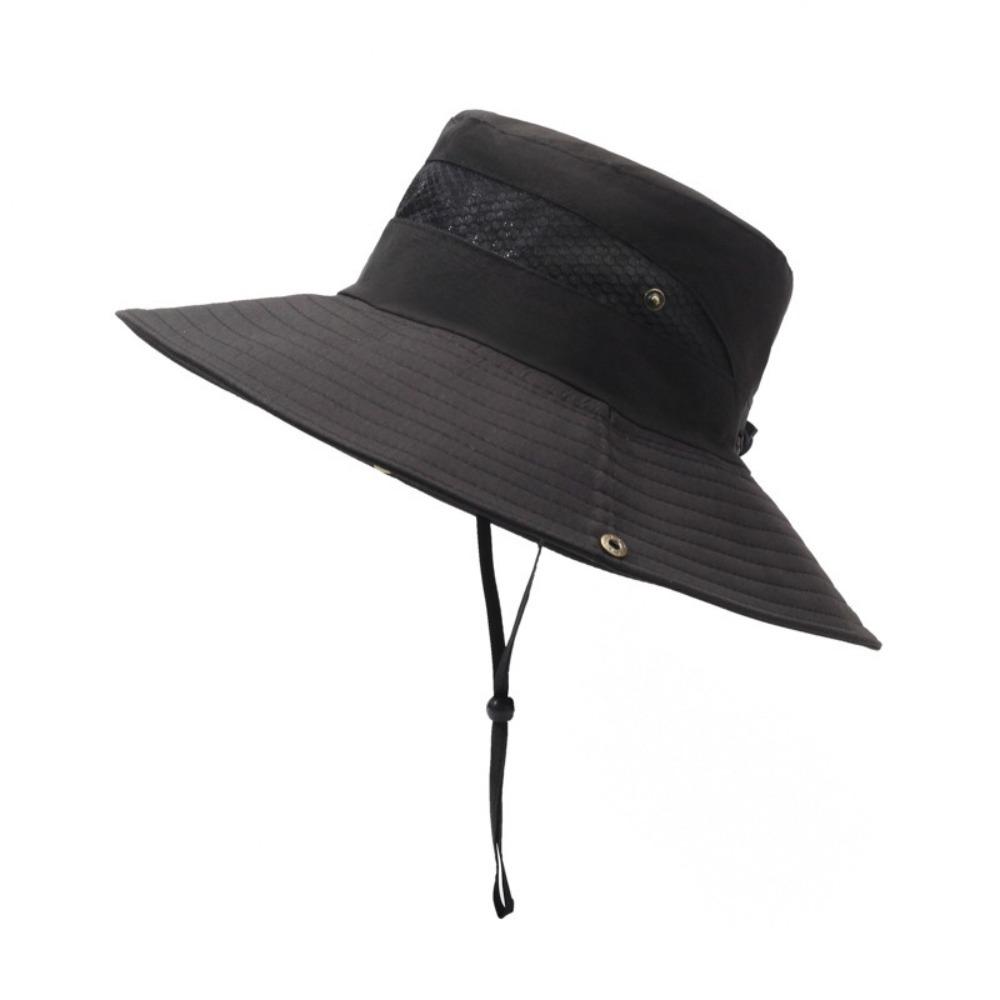 Anti-UV Bucket Hat Adjustable Beach Hat New Fisherman Hat  Women