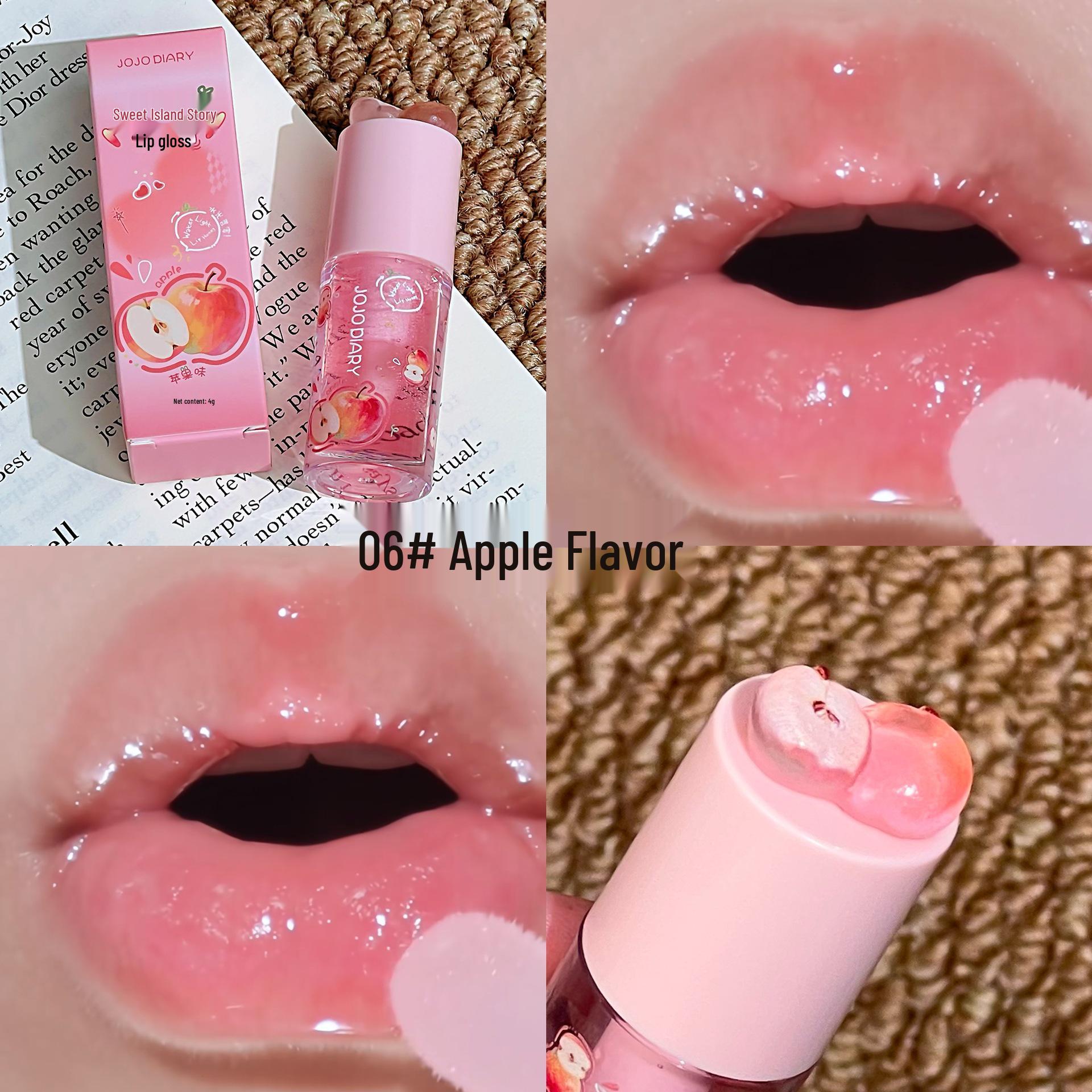 

JOJO DIARY Увлажняющий блеск для губ: Питание и восстановление для сухих губ, разглаживает морщинки и придает объем.