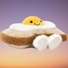 JELLYCAT Easter series fun omelette toast cute doll plush doll sitting height 9cm high