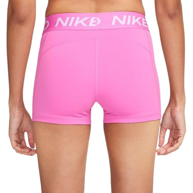Nike Color Block Logo Print High Waist Sports Shorts Women shorts Pink CZ9857-675