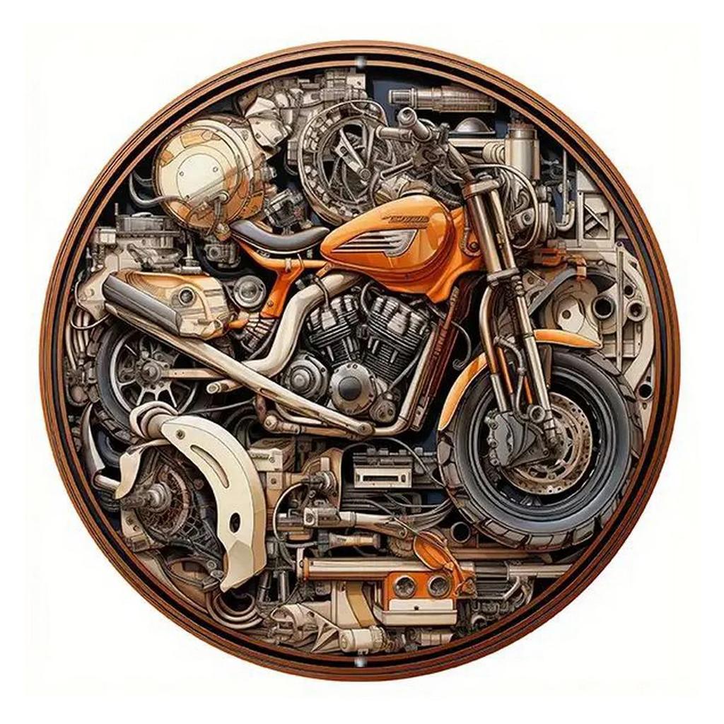 Vintage D Tłoczony Okrągły Metalowy Znak Motocyklowy Zestaw Retro Biker Chopper Dekoracja Ścienna do Garażu Jaskini Mężczyzny Baru Pubu Entuzjasta Motocykli