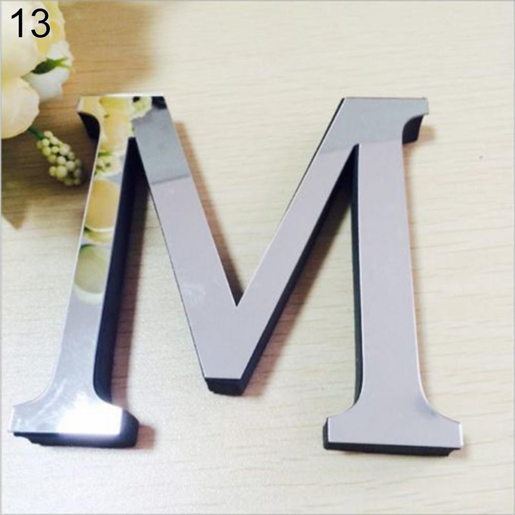 

26 английских букв DIY 3D наклейка художественная роспись стены наклейки домашний декор M