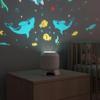 For Game,Living Room LED Ocean Projector Light 360° Rotating Dynamic Night Light USB Ambient Light Decorative Lighting