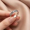 Minimalist Music Note Finger Ring, Simple Style Music Lover Statement Jewelry Fashion Accessories for Women Music Festival