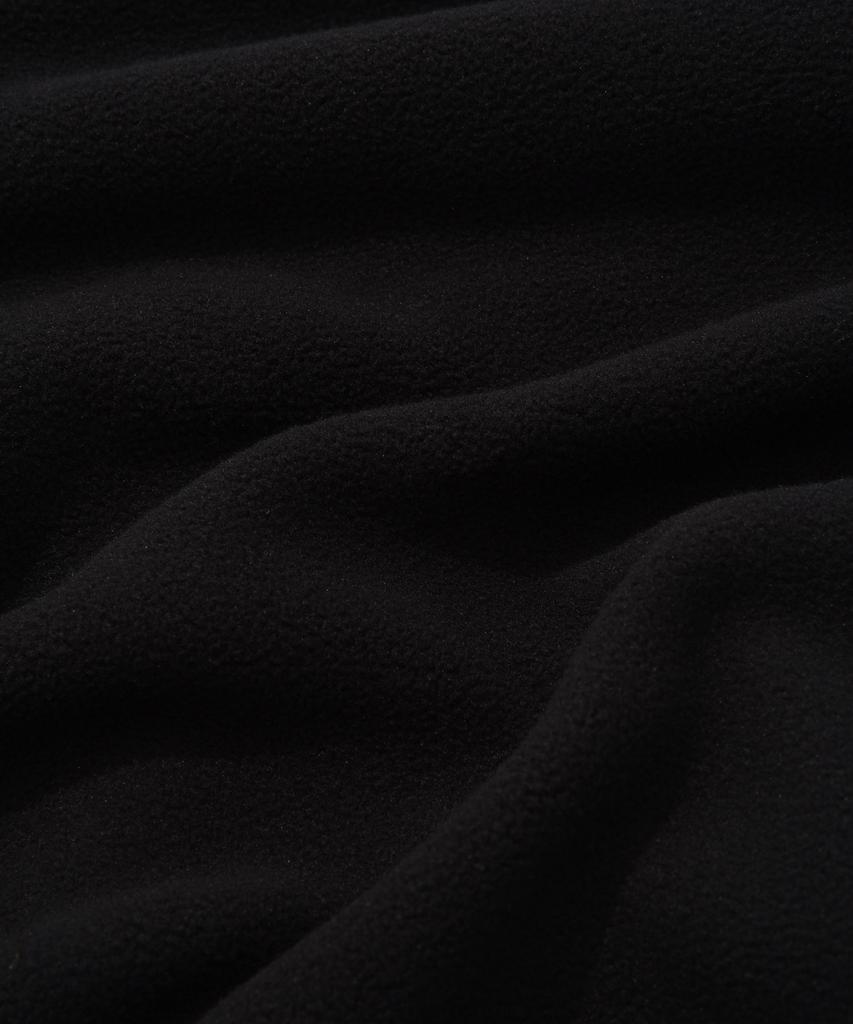 C Logo Fleece Oversized Hoodie Black