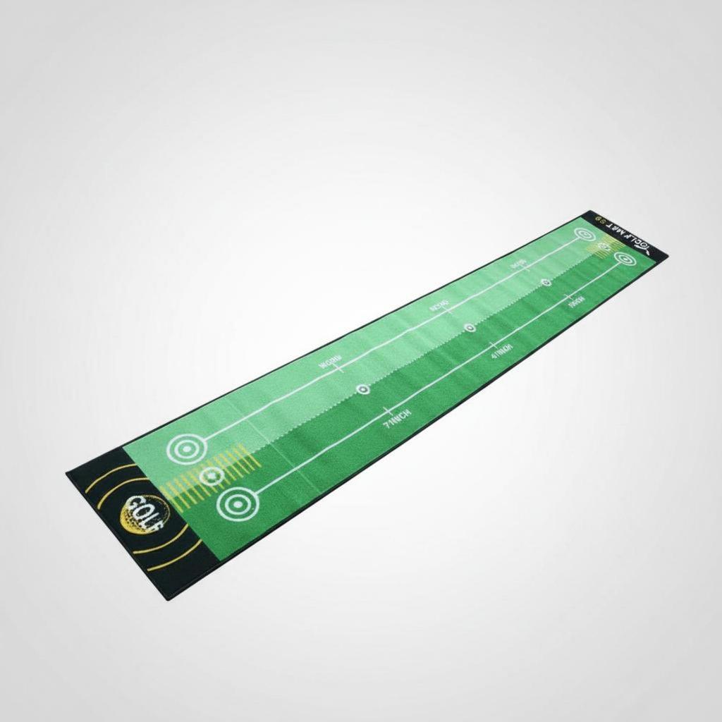Indoor Putting Mat Alignment Guides Club Training