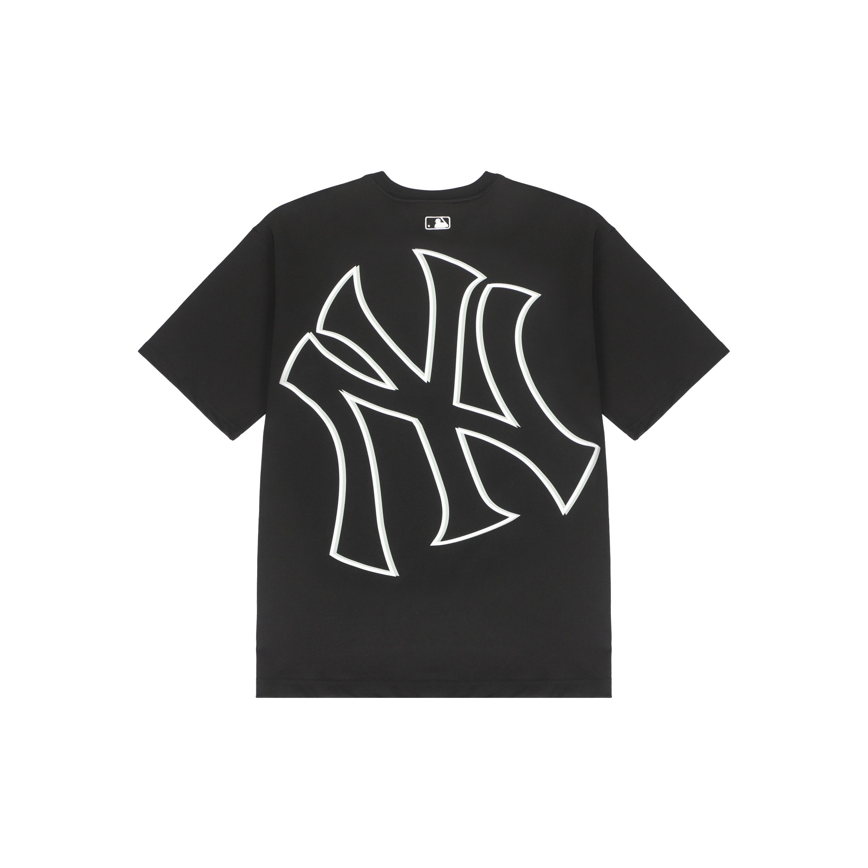 

New MLB T Shirts Unisex Black 3ATS33023-50BKS S