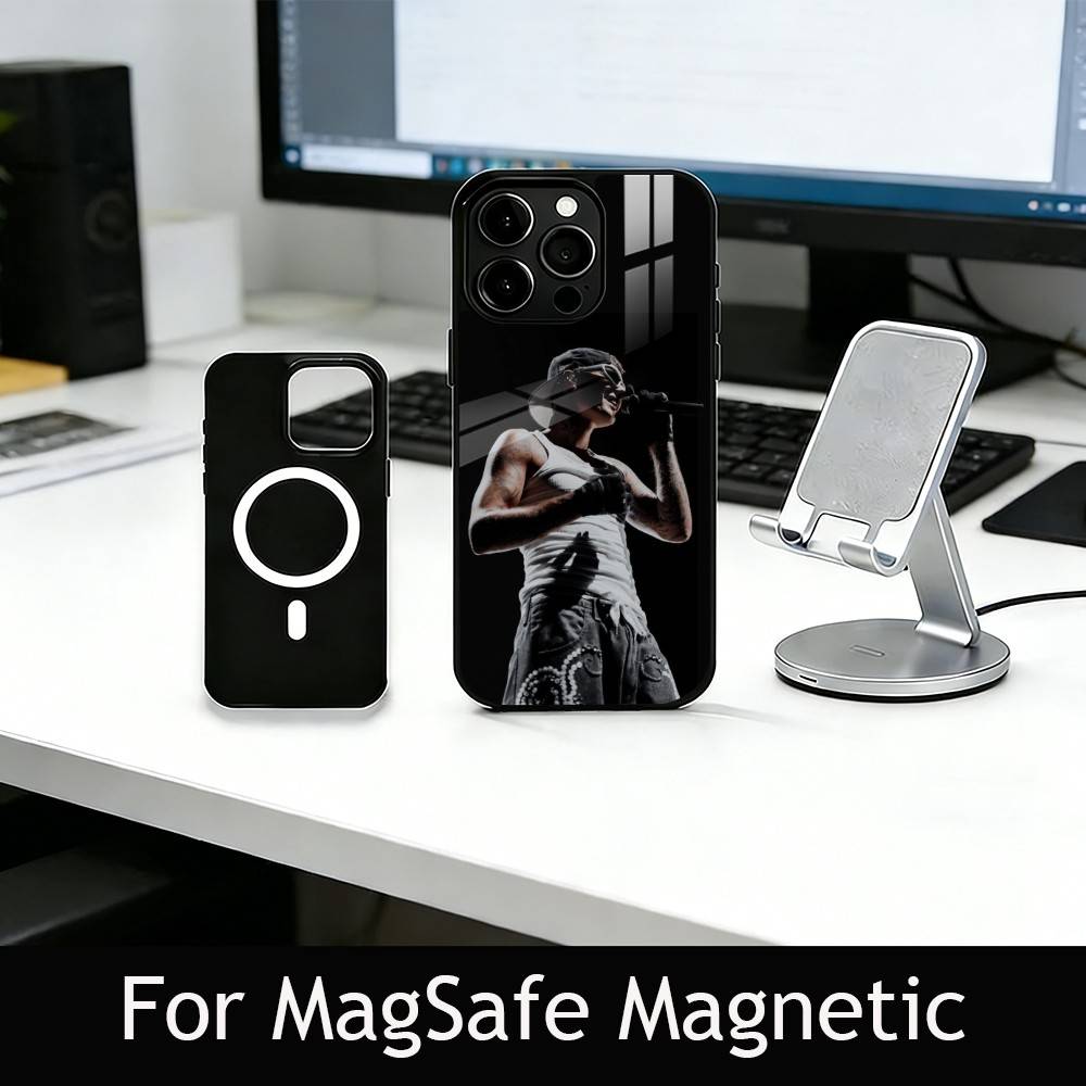 S-Singer Beliebers Phone Case For iPhone17,16,15,14,13,12,11 Plus,Pro Magnetic with Magsafe Wireless Charging