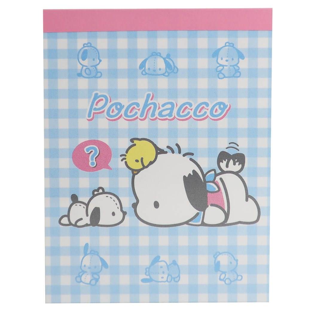 Pochacco Memo Pad Mini Friends Sanrio Yamano Paper Products Petit Gift Character Goods Mail Delivery Available Cinema Collection Boy Girl