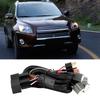 Car LED Light Headlight Wiring Harness Lighting Boost With For H4 Adapters Four Lights